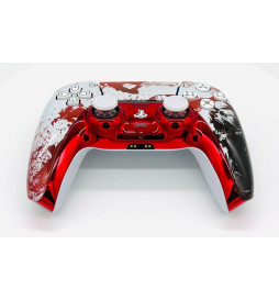 Blood Zombie Silent Modz LED Light-Up Buttons Wireless Custom Controller for PS5
