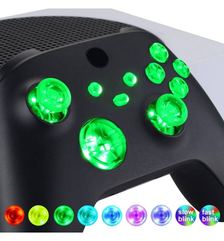 LED Lights DIY Kit Light Up Buttons Thumbsticks For Xbox Series X S Controller
