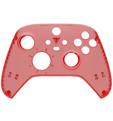 Candy Clear Red Color Faceplate Shell Case For Xbox Series X/S Controller