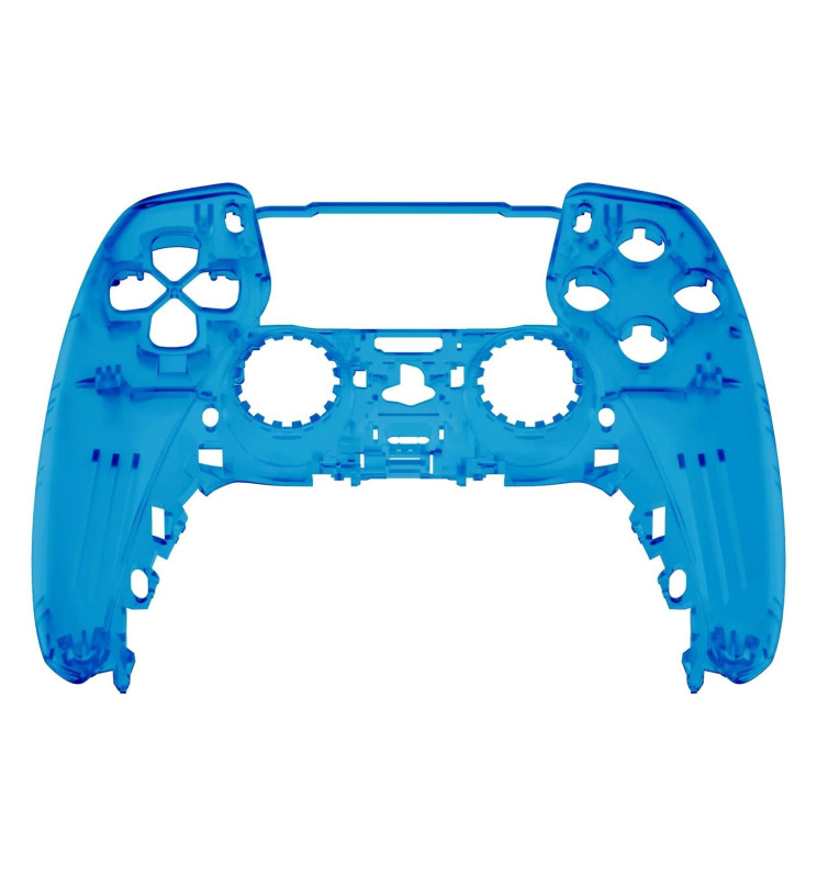 Candy Clear Blue Faceplate Shell Case for PlayStation 5 for PS5 Controller