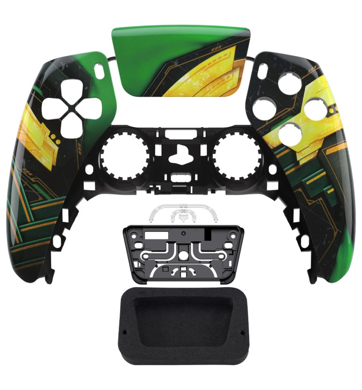 Glossy Armor of Ragnar Faceplate Shell Case for PlayStation 5 for PS5 Controller