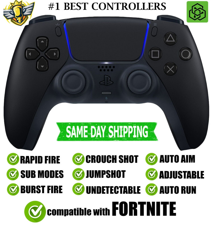 Best Modded Controller for Fortnite Silent Modz Rapid Fire compatible with PS5