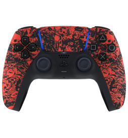 Red Skulls Pro 4 Competition Reflex Paddles Silent Modz Controller for PS5 OEM