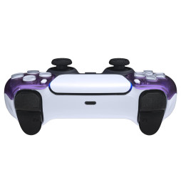 Candy Clear Purple Faceplate Shell Case for PlayStation 5 for PS5 Controller