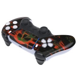 Glossy Screaming Skull Faceplate Shell Case for PlayStation 5 for PS5 Controller