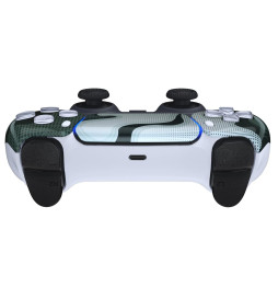 Glossy White Black Camo Faceplate Shell for PlayStation 5 for PS5 Controller