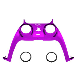 New Replacement Front Trim Shell w/Accent Rings compatible with PS5 Controller