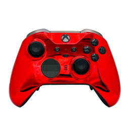 Red Chrome Elite Series 2 Rapid Fire Modded Controller for Xbox Series X/S PC