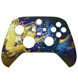 Splattering Fight Soft Touch Faceplate Shell Case For Xbox Series X/S Controller