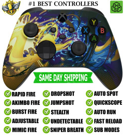 Splattering Fight Silent Modz Rapid Fire Modded Controller for Xbox Series X/S