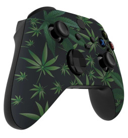 Custom Soft Touch Weed Leaf Wireless Controller Compatible with Xbox Series X S