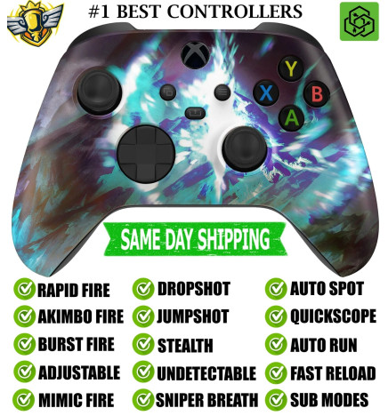 Crystals Silent Modz Rapid Fire Modded Controller for Xbox Series X/S One PC