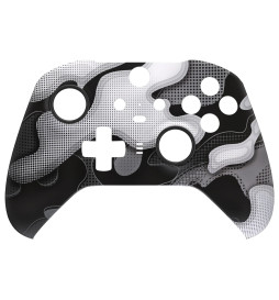 Soft Touch White Camo Front Shell compatible with Xbox Elite Series 2 Controller