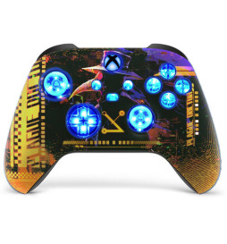 MODS + LEDs Cyber Rapid Fire Wireless Modded Controller for Xbox Series X S