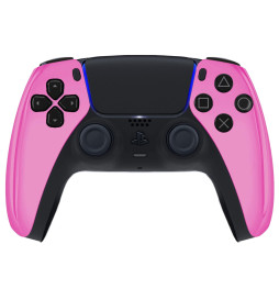 Pink Chrome Pro V4 Modded+4 Paddles Silent Modz Wireless Controller for PS5