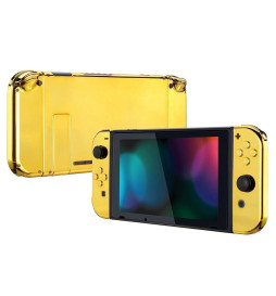 24k Gold Chrome Color Case Shell Mod New Replacement Housing for Nintendo Switch