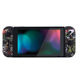 Soft Touch Scary Party Front + Back Shells for Nintendo Switch Joycon & OLED