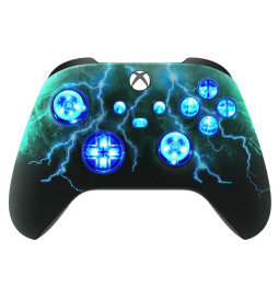 Green Strom Silent Modz LED Controller Trigger Stop Grips for Xbox Series XS One