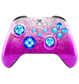 Pink Ice Silent Modz LED Controller Trigger Stop Grips for Xbox Series XS One PC