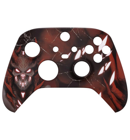 Demon Glow Soft Touch Faceplate Shell Case For Xbox Series X/S Controller