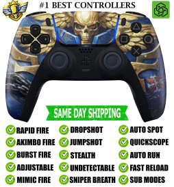 The Marine Silent Modz Rapid Fire Modded Wireless Controller for PS5 & PC