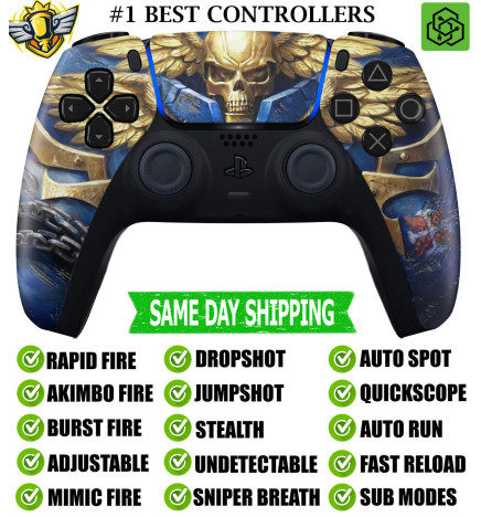 The Marine Silent Modz Rapid Fire Modded Wireless Controller for PS5 & PC