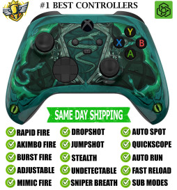 Serpent Eye Silent Modz Rapid Fire Modded Controller for Xbox Series X/S One PC