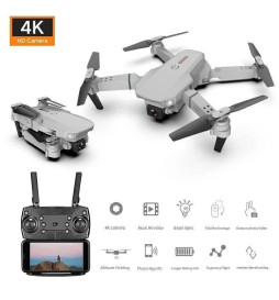 E88 Pro 2023 New Mini Drones w/ Dual Camera WIFI HD 4K Drone Quadcopter Toys RC