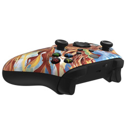 Fire Phoenix Soft Touch Faceplate Shell Case For Xbox Series X/S Controller