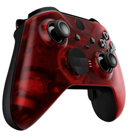 Clear Red Front Shell Faceplate Case Custom for Xbox Elite Series 2 Controller