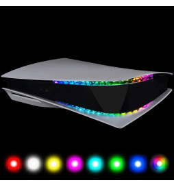 RGB LED Lights For PS5 Light Strip Mod Kit Compatible with Playstation 5 Console