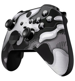 Soft Touch White Camo Front Shell compatible with Xbox Elite Series 2 Controller