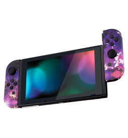Soft Touch Surreal Lava Front + Back Shells for Nintendo Switch Joycon & OLED