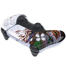 Glossy Clown HAHAHA Faceplate Front Shell Case compatible with PS5 Controller