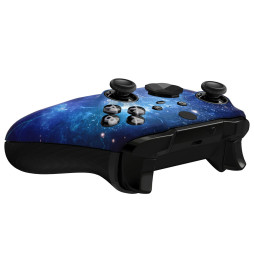 Soft Touch Blue Nebula Front Shell compatible for Xbox Elite Series 2 Controller