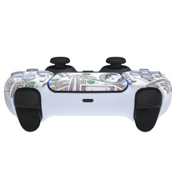 Soft Touch Big Money Faceplate Front Shell Case compatible with PS5 Controller