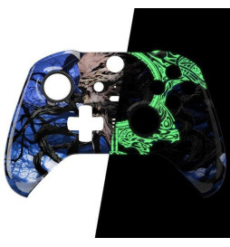 Skull Glow Front Shell Faceplate Case Custom for Xbox Elite Series 2 Controller