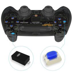 Triggers and Buttons Strong Tap Mouse Click DIY Kit For PS5 Controller BDM-030