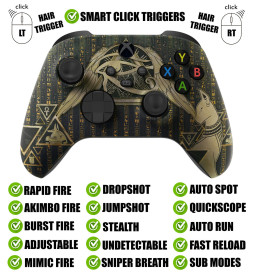 Eye of the Gods Silent Modz Smart Click Triggers Modded Controller for Xbox & PC