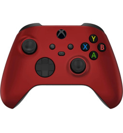 Soft Touch Red Silent Modz Smart Click Triggers Modded Controller for Xbox & PC