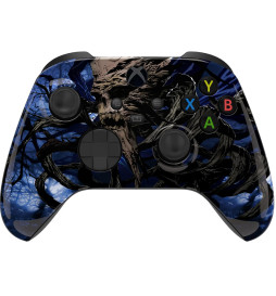 Tree Skull Glow Silent Modz Smart Click Triggers Modded Controller for Xbox & PC