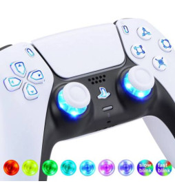 LED RGB Light Up Letter DIY Kit for PS5 Compatible with PlayStation 5 Controller
