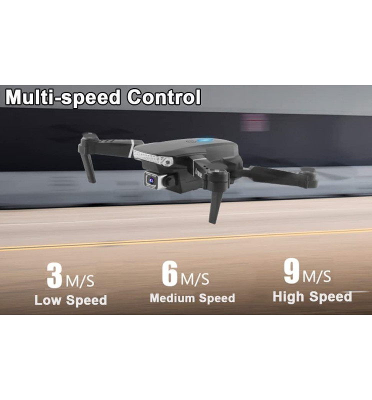 E88 Pro Drone WIFI Toy Quadcopter Foldable HD 4K Ultra Wide Angle Dual Camera RC
