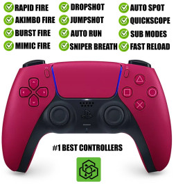 Red Silent Modz New Rapid Fire Mod Wireless Modded Controller for PS5