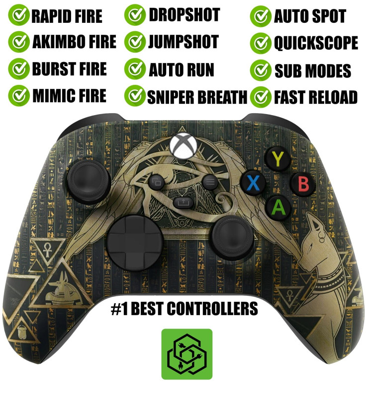 Eye of the Gods Silent Modz Rapid Fire Modded Controller for Xbox One Series X S